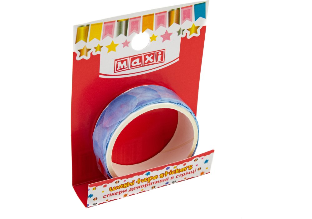 Стікери декоративні "Сині пелюстки" в стрічці на клейкій основі