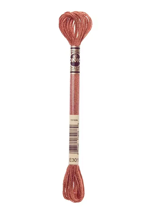 Муліне ДМС E301 металізоване 100% бавовна, 8 м