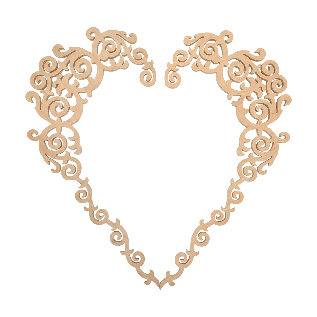 Заготовка Рамка "Сердце", 0606