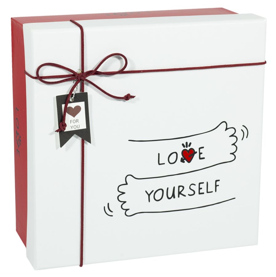 Подарункова коробка квадратна сер., в асорт., JKZ-50,40,36,37 2