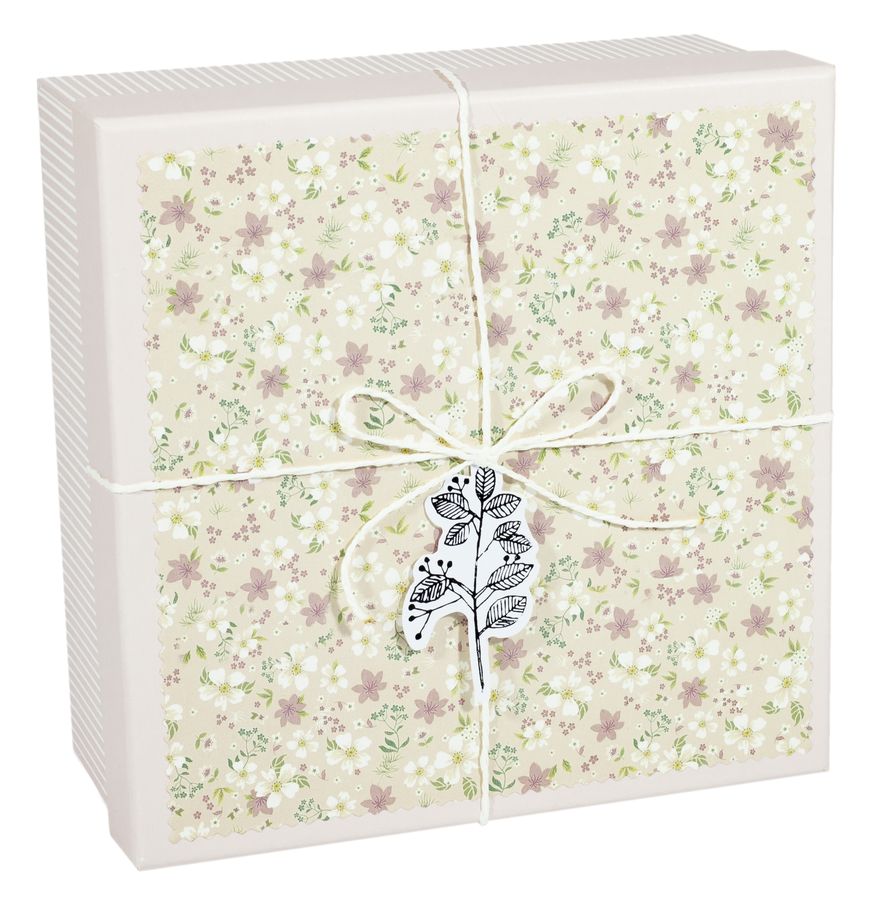 Подарункова коробка квадратна сер., в асорт., JKZ-50,40,36,37 1