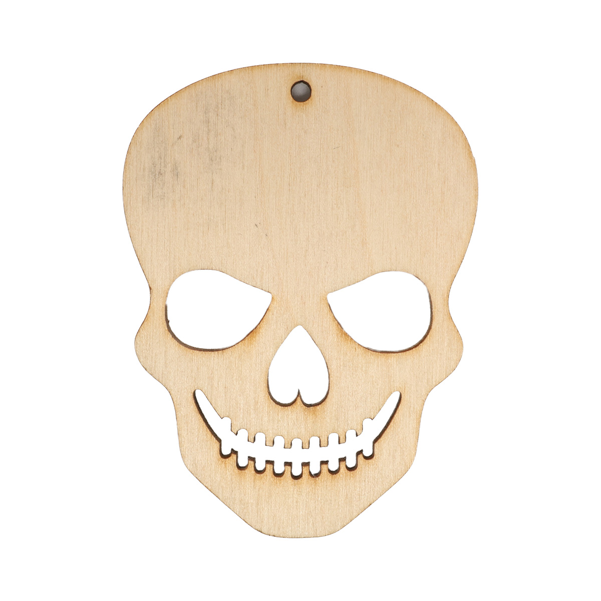 Заготівка з фанери Розмальовка Хелловін "Череп-2" 7*5,2 см, 001283 ArtBober