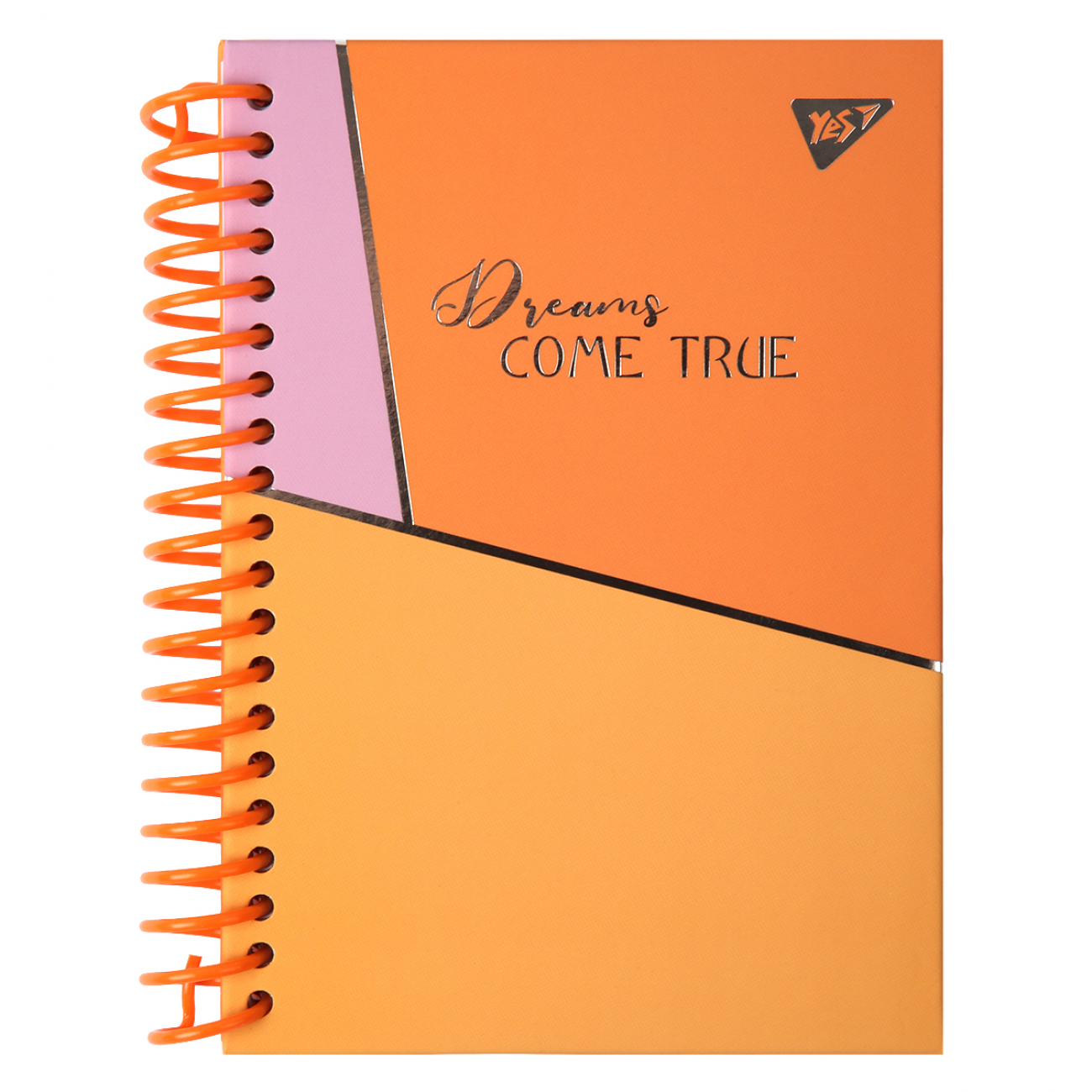 Блокнот YES А6/64 7БЦ "Dreams come true" cпіраль, лінія, 152032