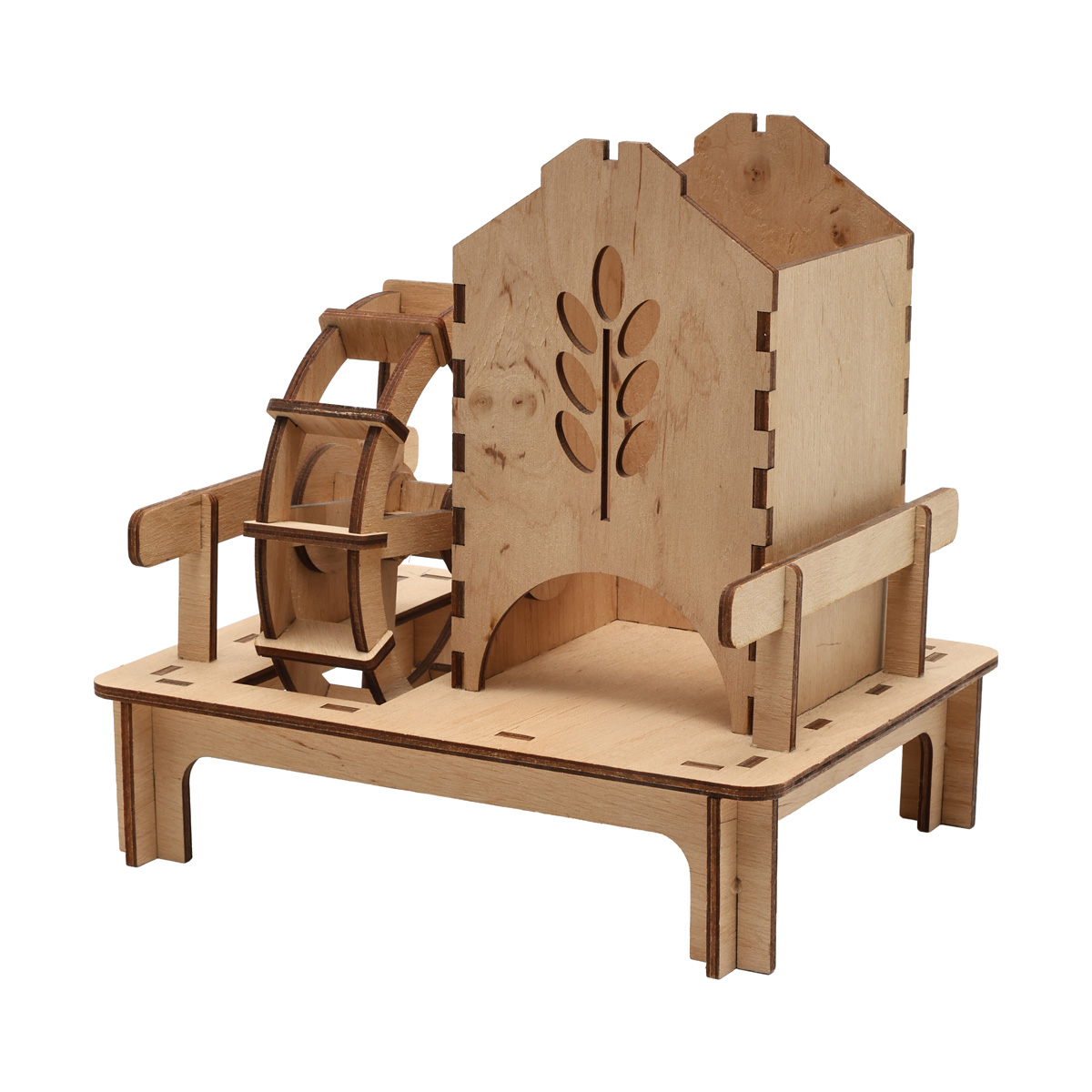 Заготовка деревянная Чайный домик Водяная мельница, 702522