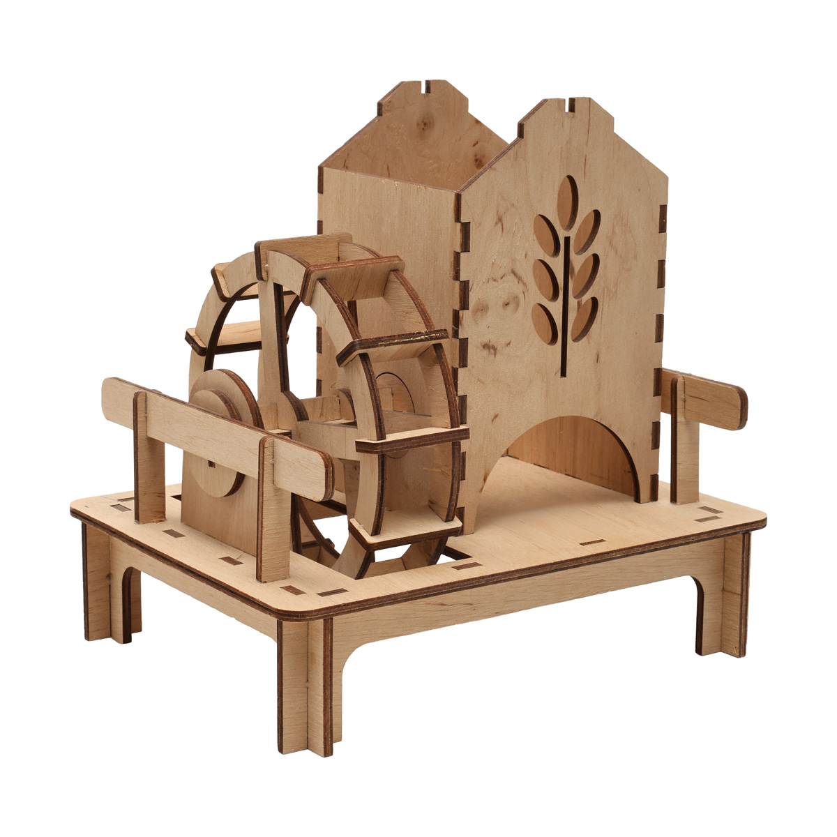 Заготовка деревянная Чайный домик Водяная мельница, 702522 2