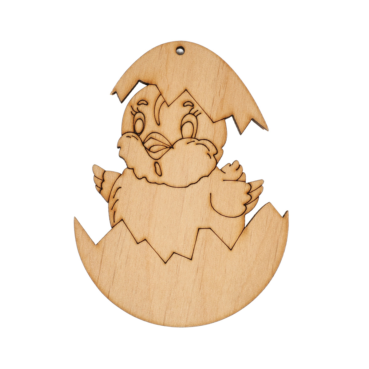 Заготівка дерев’яна Підвіска "Курча", ПР-П27