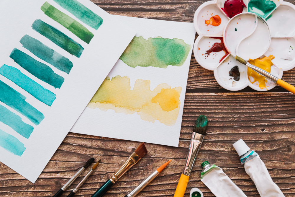 Рисование акварелью в технике по-мокрому: плавные переходы цветов и градиенты