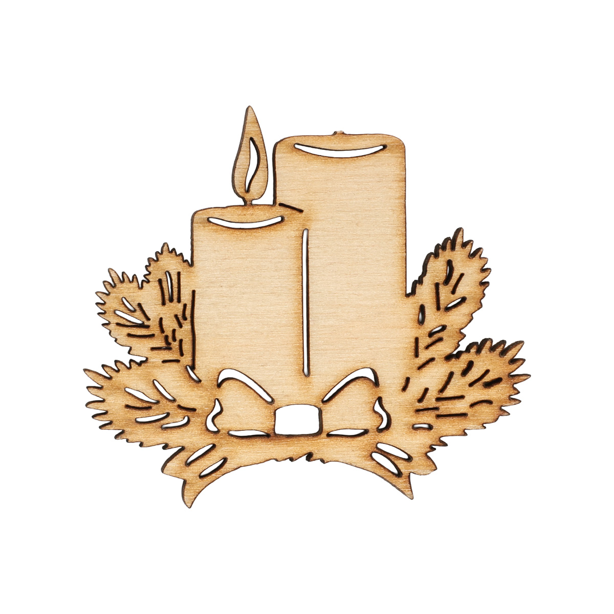 Заготівка дерев’яна Підвіска "Свічки", НГ181