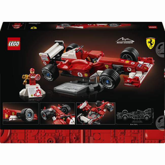 Конструктор Lego Icons "Ferrari F2004 та Michael Schumacher", 11375 2