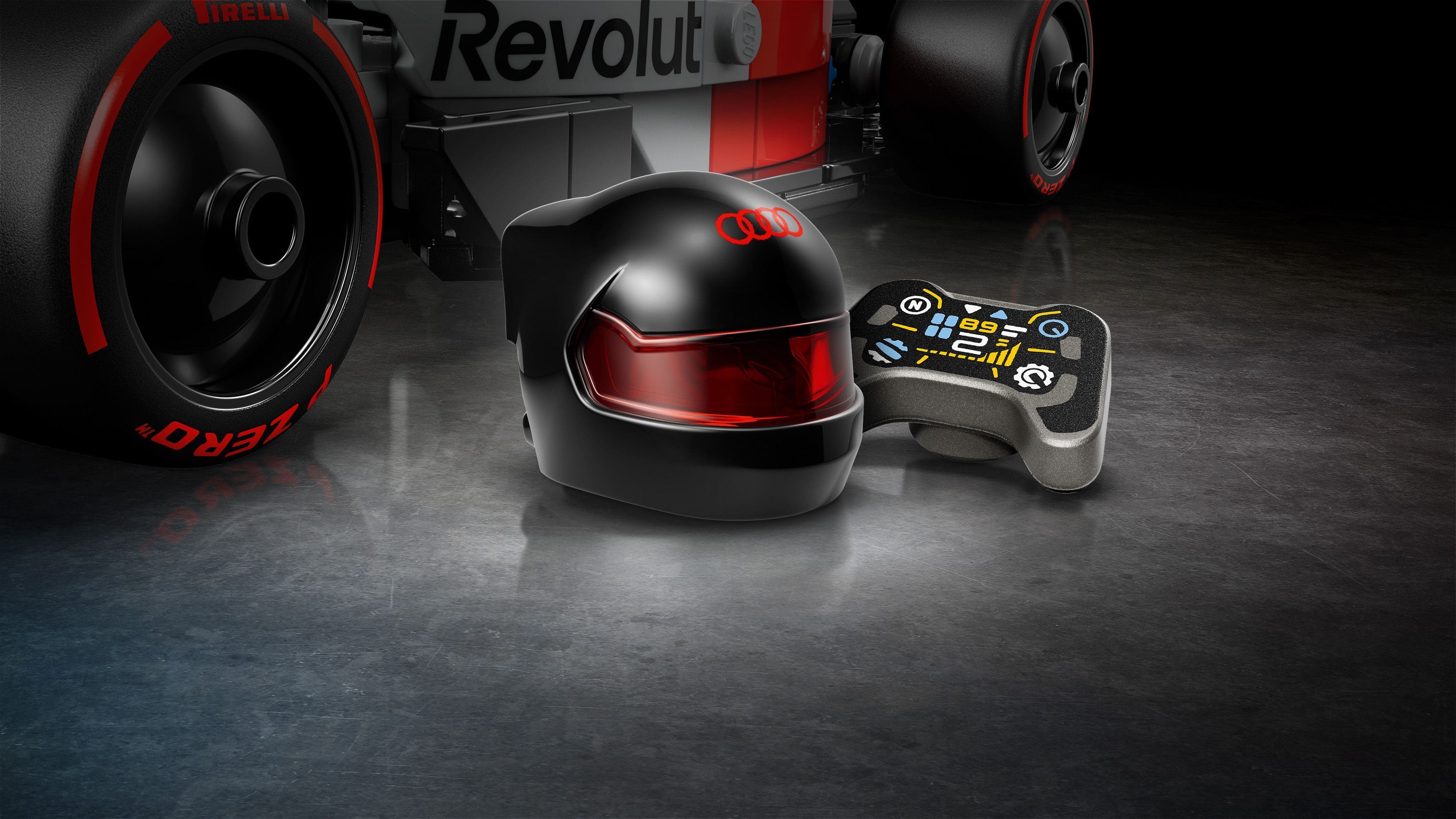 Конструктор Lego Speed ​​Champions "Гоночный автомобиль Audi Revolut F1® Team R26", 77259 9