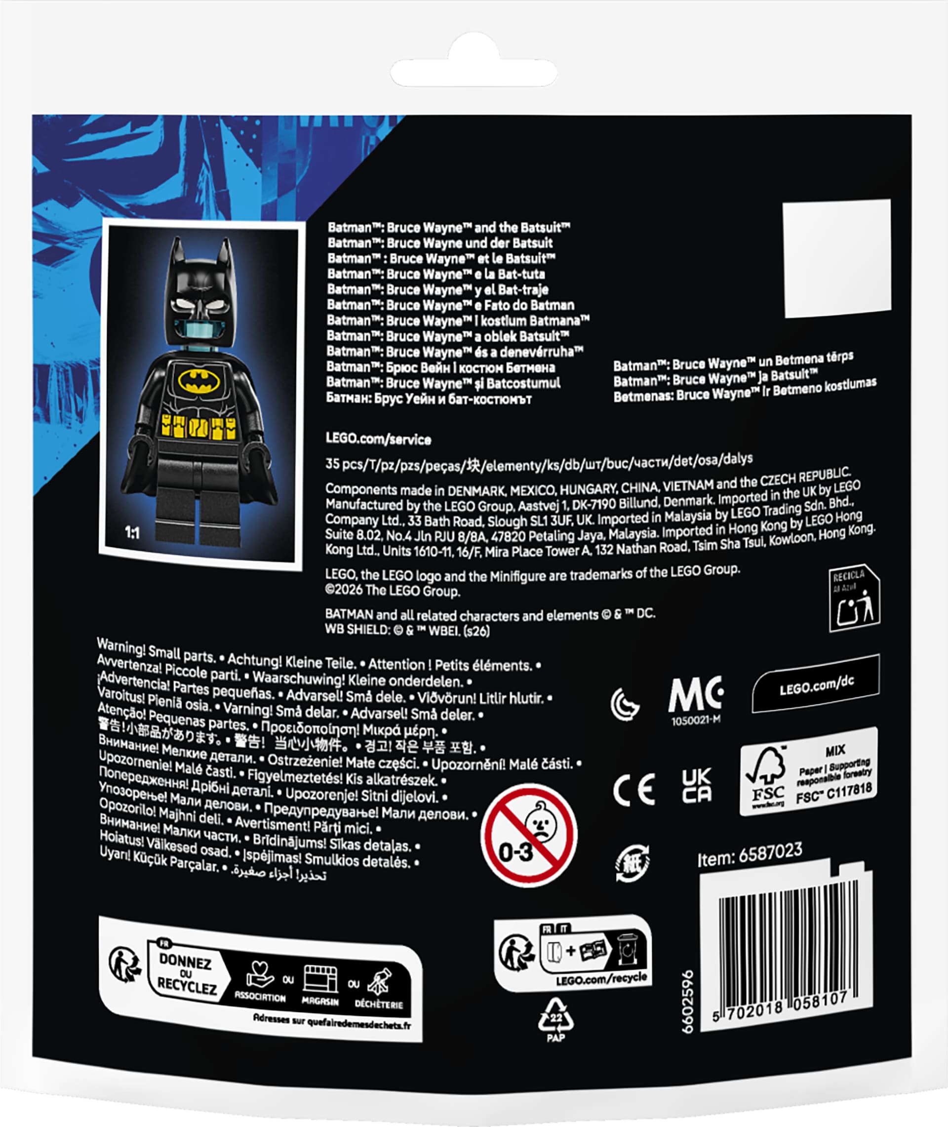 Конструктор Lego Super Heroes "Batman™: Брюс Вейн і костюм Бетмена", 30726 2