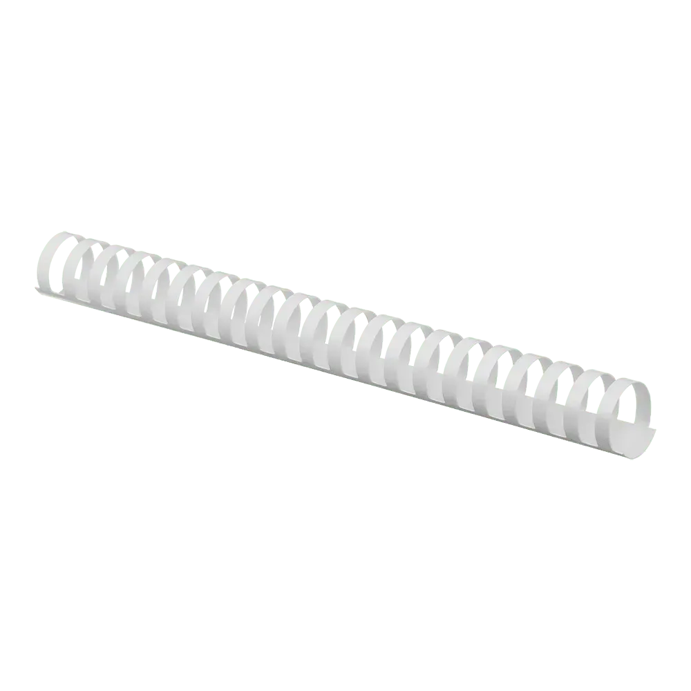 Пружина пластикова d 28 мм ТМ"Buromax" біла 50 шт. BM.0509-12