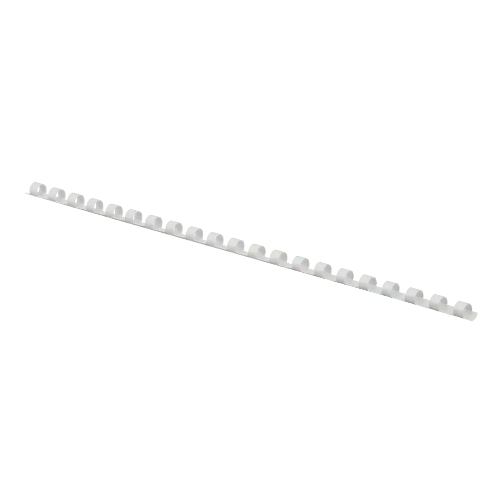 Пружина пластикова d 8 мм ТМ"Buromax" біла 100 шт. BM.0501-12