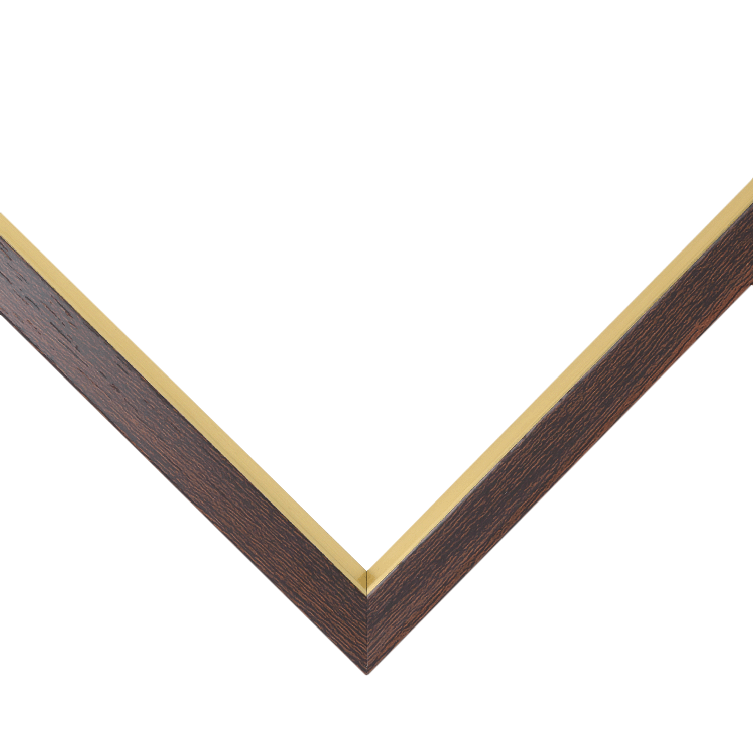 Фоторамка А4, 21*29.7 см коричнева з золотом, BM.0901 3