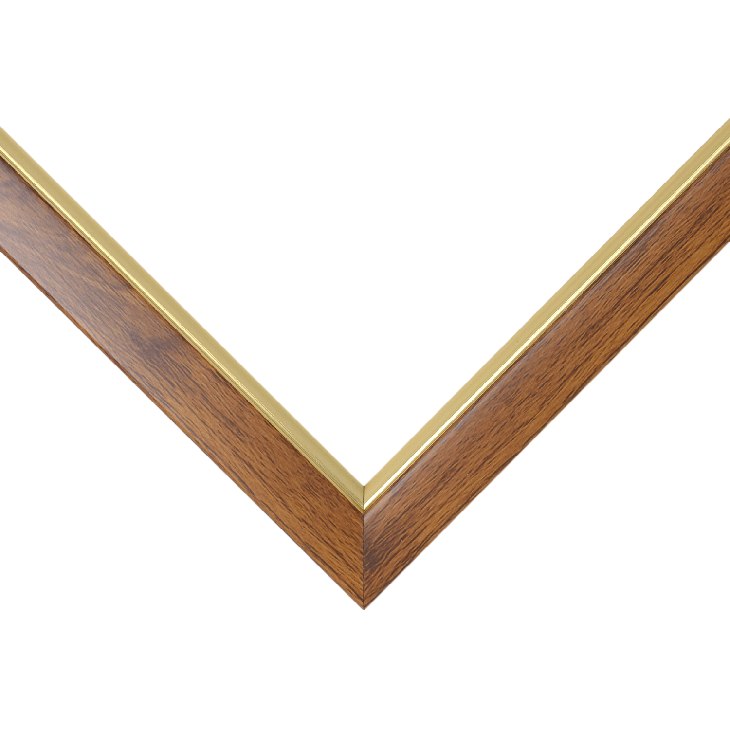 Фоторамка А4, 21*29.7 см світло-коричнева з золотом, BM.0902 3