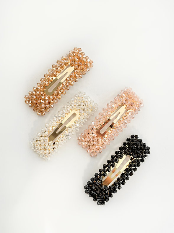 Зажим для волос черного цвета 1, N028-1 2