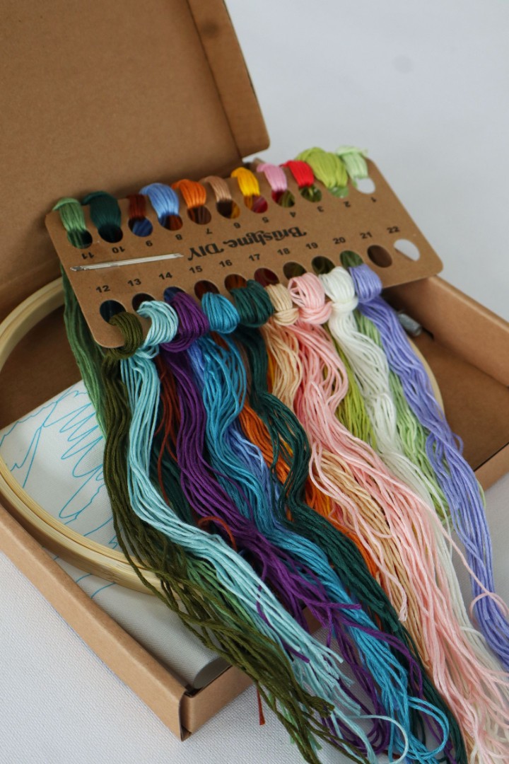 Набор для вышивки гладью "Долина покоя", EMBR011 4