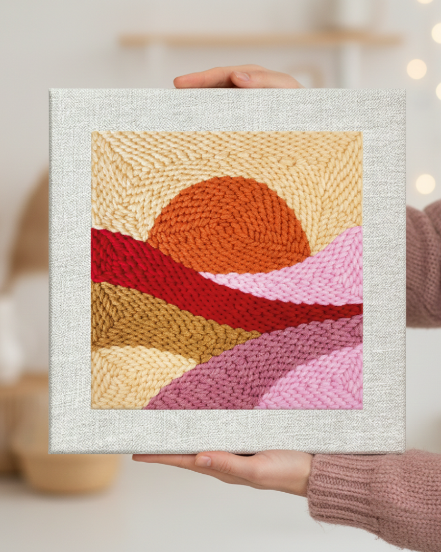 Набір для створення килимової вишивки "Золотий захід", PMBR013 1