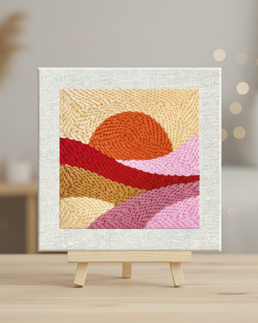 Набір для створення килимової вишивки "Золотий захід", PMBR013 2