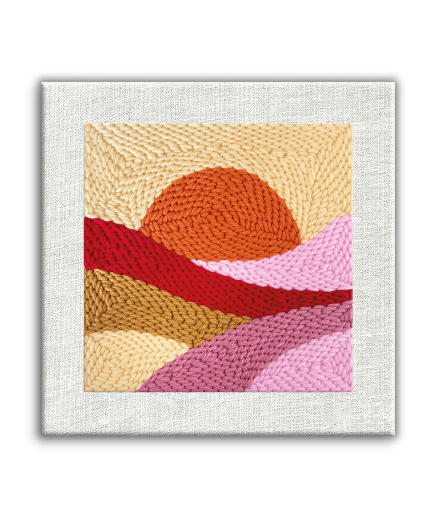 Набір для створення килимової вишивки "Золотий захід", PMBR013