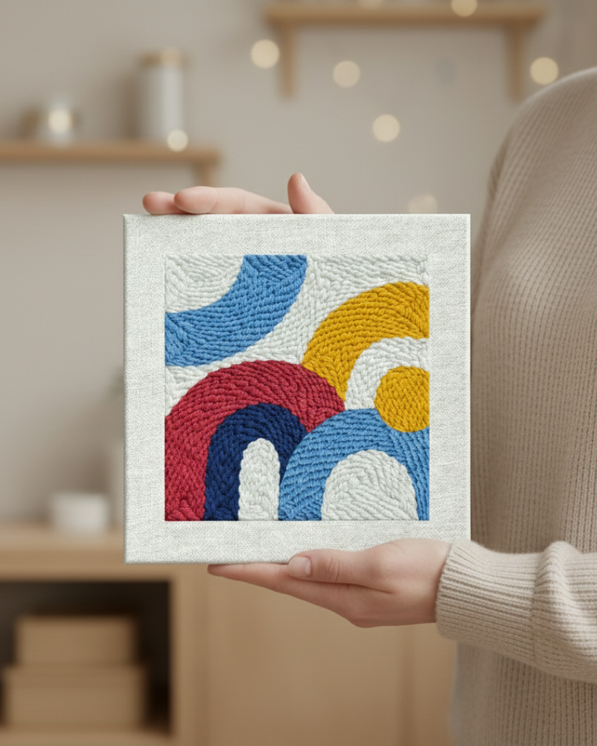 Набор для создания ковровой вышивки "Цветовой ритм", PMBR009 2