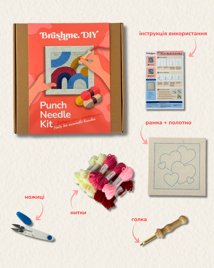 Набор для создания ковровой вышивки "Цветовой ритм", PMBR009 3