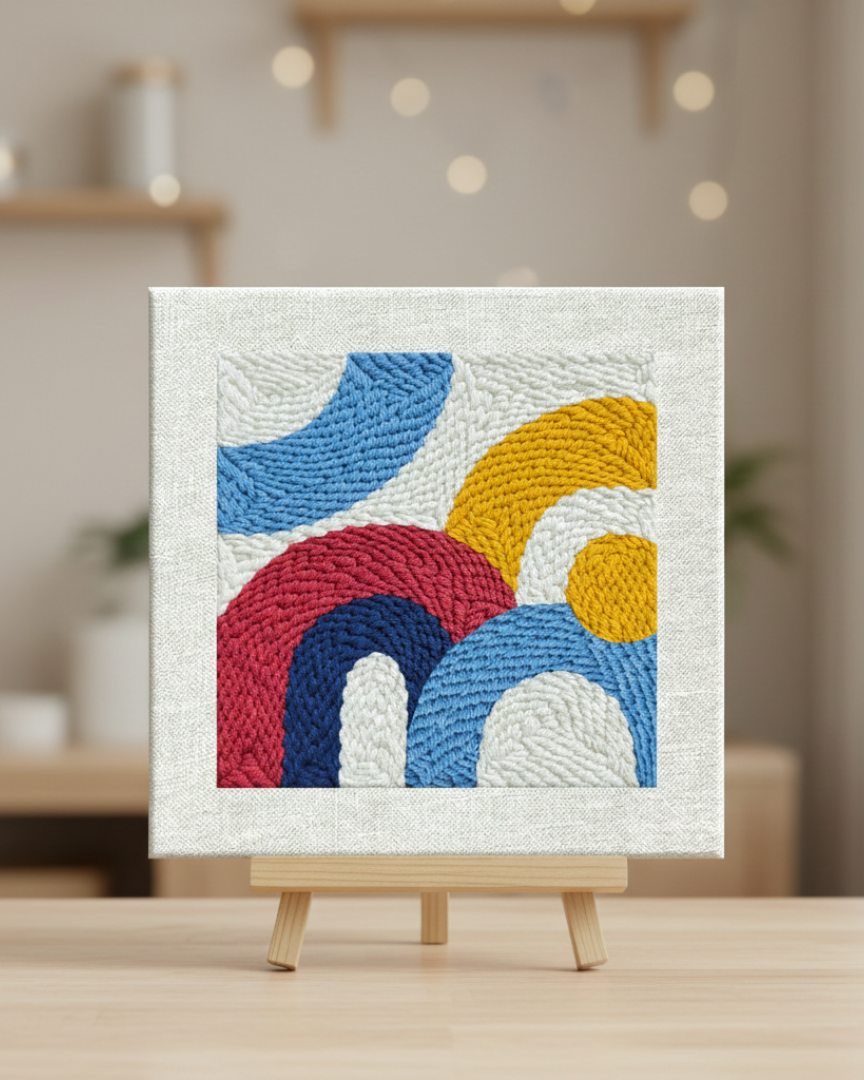 Набор для создания ковровой вышивки "Цветовой ритм", PMBR009 1