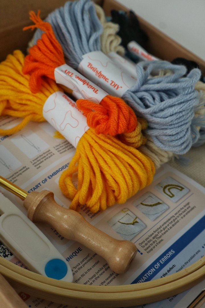 Набор для создания ковровой вышивки "Пернатый друг", PMBR003 7