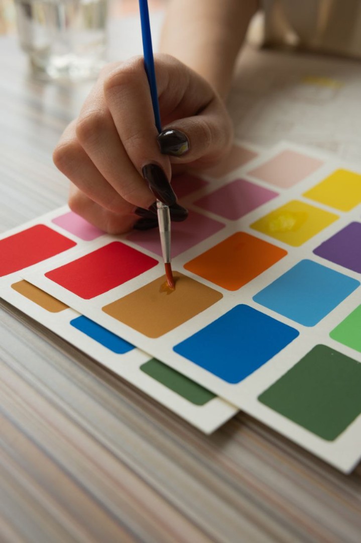 Розмальовка на водній основі  "Квіти" А4, WCOLOR2 6