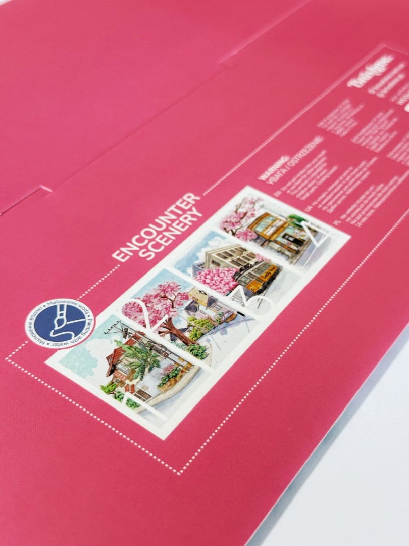 Розмальовка на водній основі  "Пейзажі" А4, WCOLOR4 9