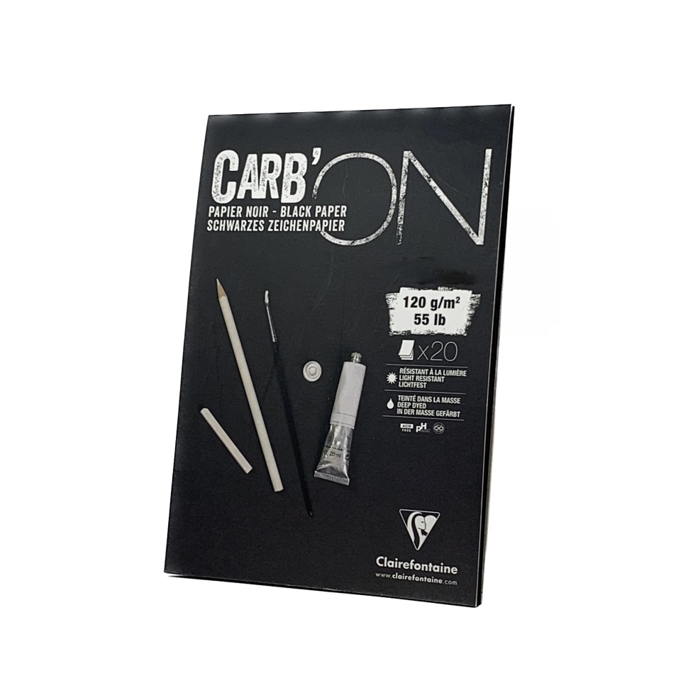 Склейка д/пастелі А3 Carb’On, 20 арк. (120 г/м2), чорний папір, 975040C Clairefontaine 5