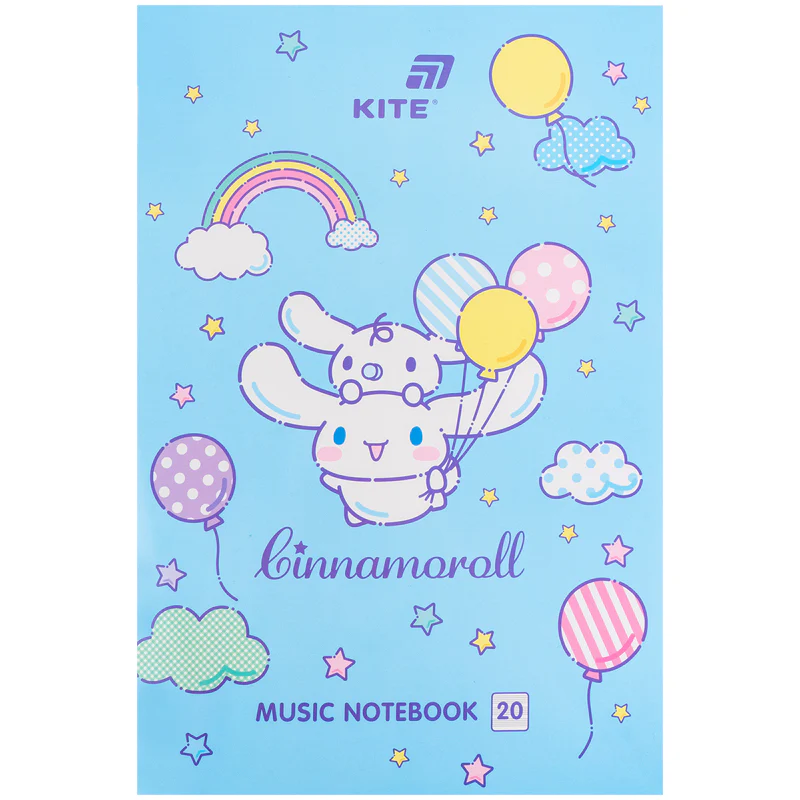 Зошит для нот А4, 20 арк, CR, CR26-404