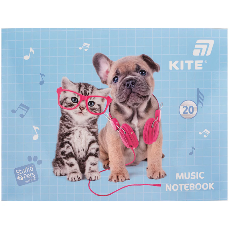 Зошит для нот А5, 20 арк, SP, SP26-405