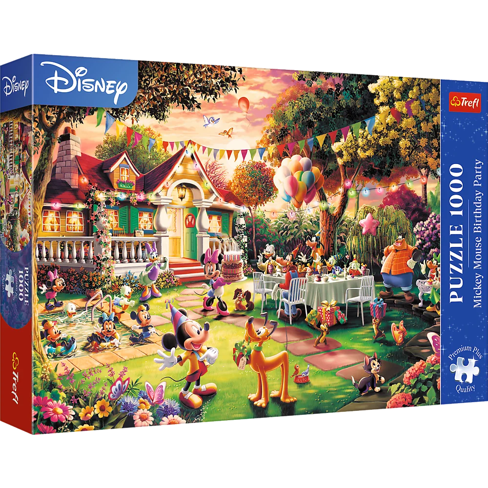 Пазли "1000 Premium Plus" - Disney День народження Міккі Мауса, Trefl, 10915
