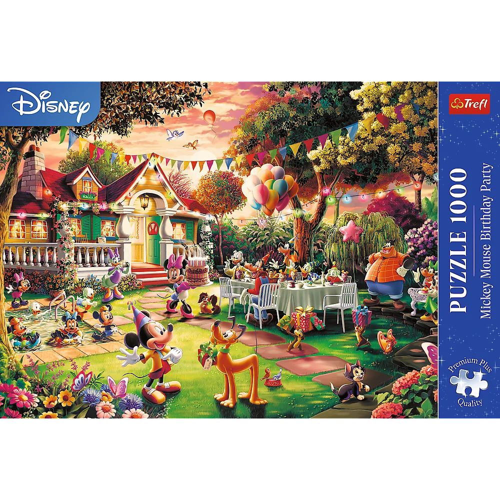 Пазли "1000 Premium Plus" - Disney День народження Міккі Мауса, Trefl, 10915 1