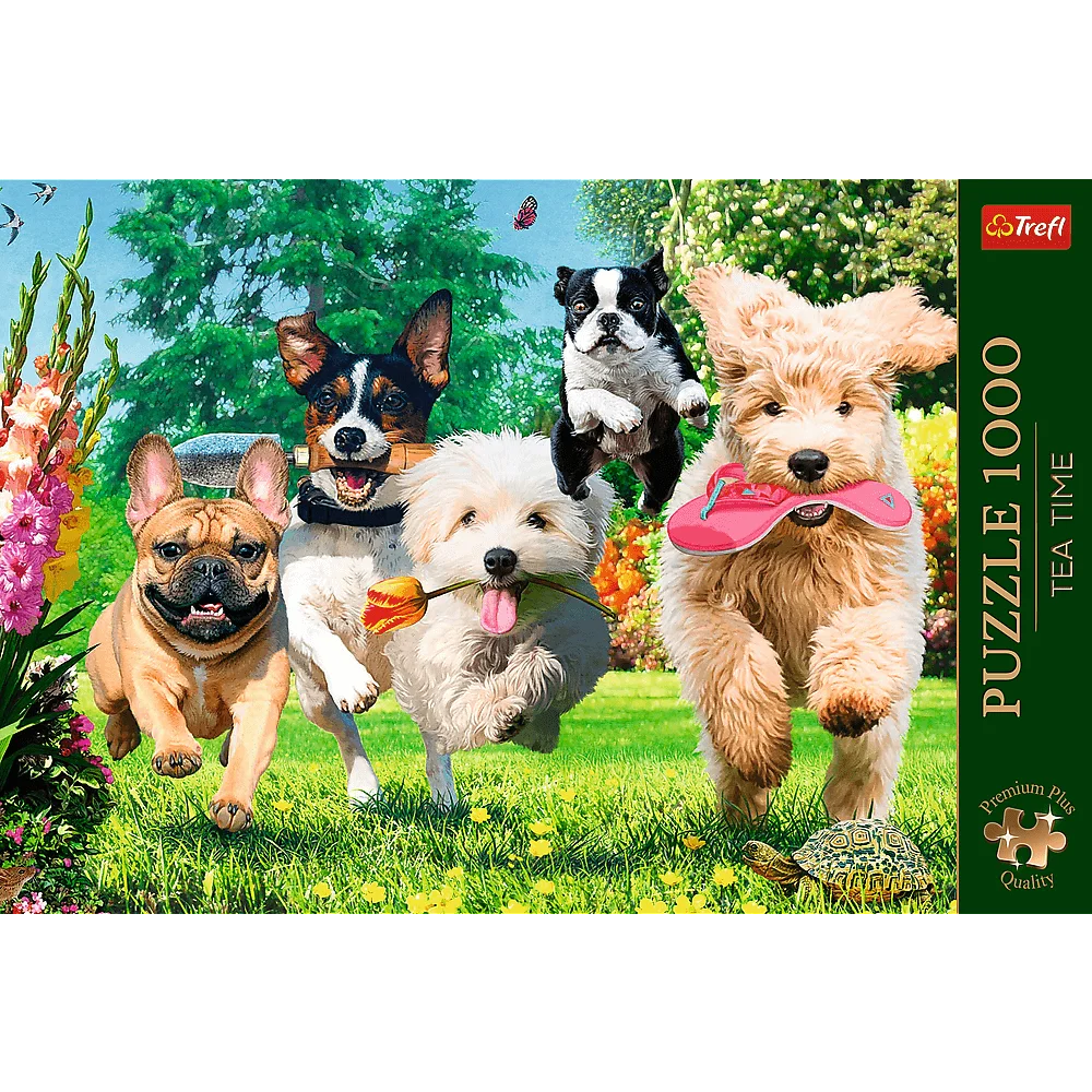Пазли "1000 Premium Plus" - Час чаю: Ось і біда, Trefl, 10800 1