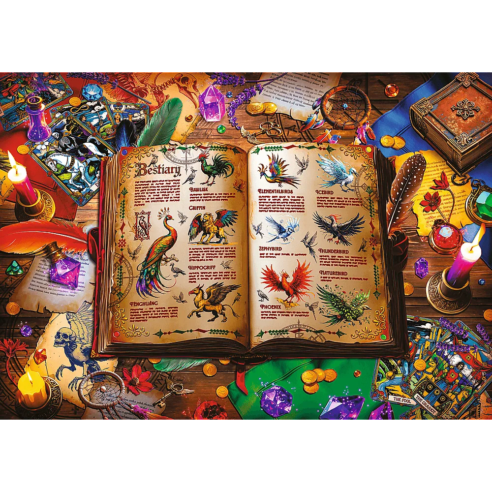 Пазли "1000" - Атлас фантастичних птахів, Trefl, 10980 2