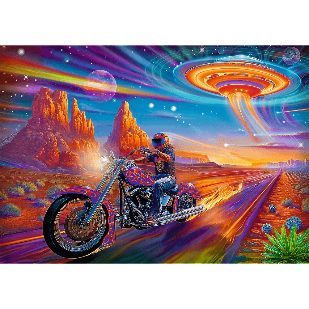 Пазли "1000" - Дика їзда, Trefl, 10930 2