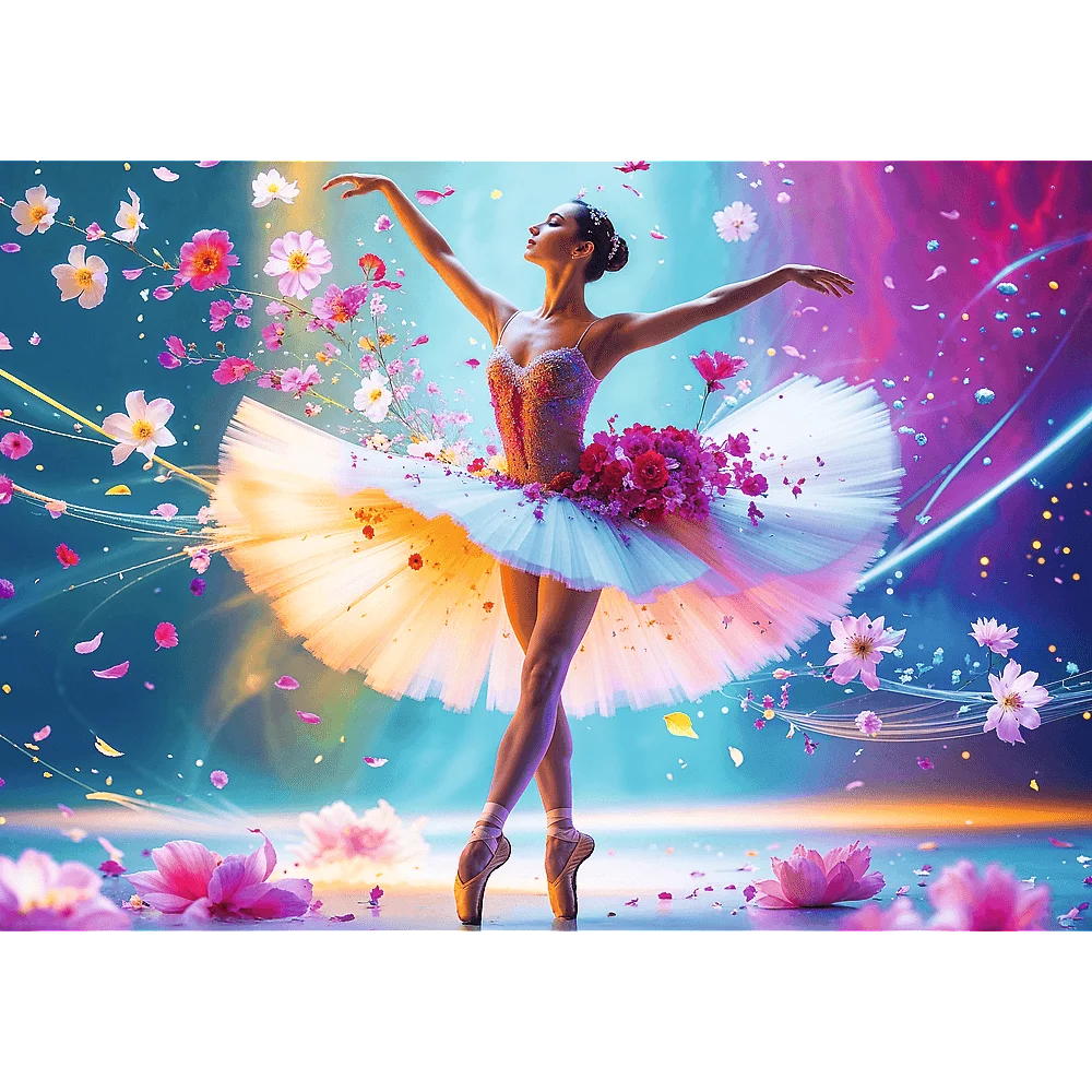 Пазли "1000" - Танцююча балерина, Trefl, 10954 2