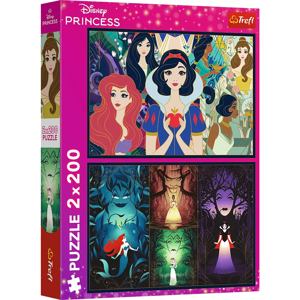 Пазли "2x200" - Princess Чарівні принцеси, Trefl, 13317