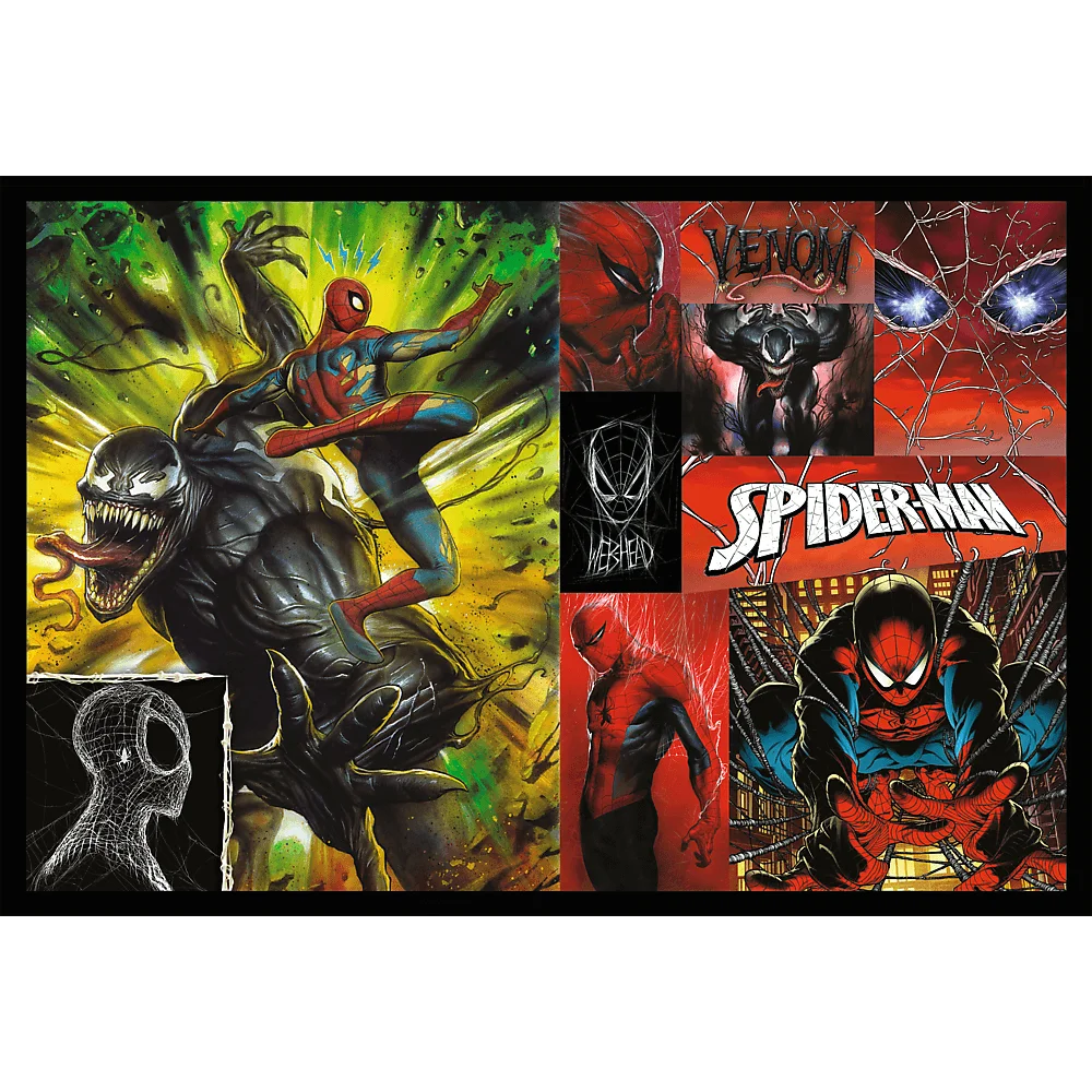 Пазлы "2x200" - Spiderman Человек-паук день и ночь, Trefl, 13314 1