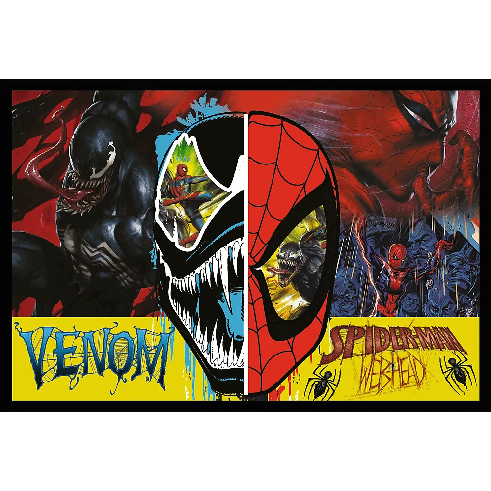 Пазлы "2x200" - Spiderman Человек-паук день и ночь, Trefl, 13314 2