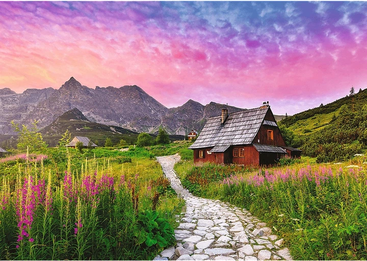 Пазли "500" - Гасеніцове плато , Татри, Польща,Trefl, 37555 2