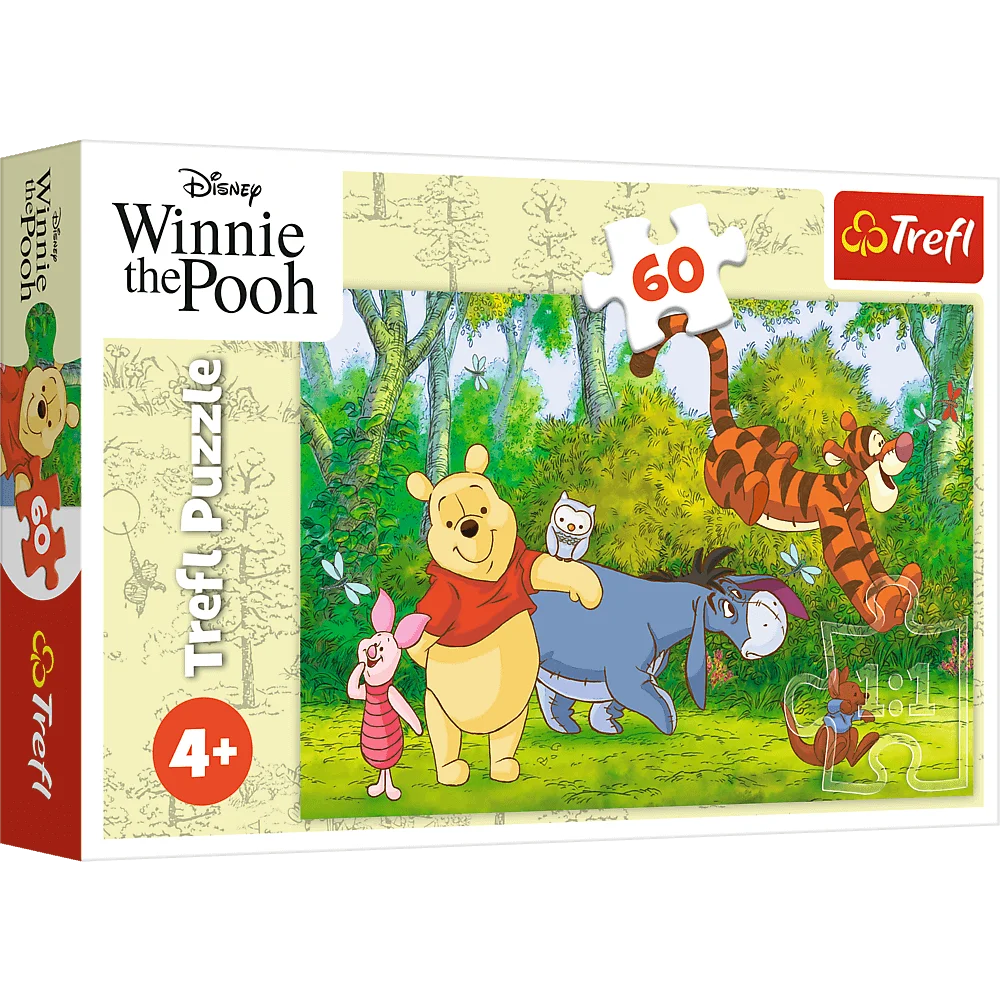 Пазли "60" - Disney Winnie the Pooh Смачний мед, Trefl, 17411