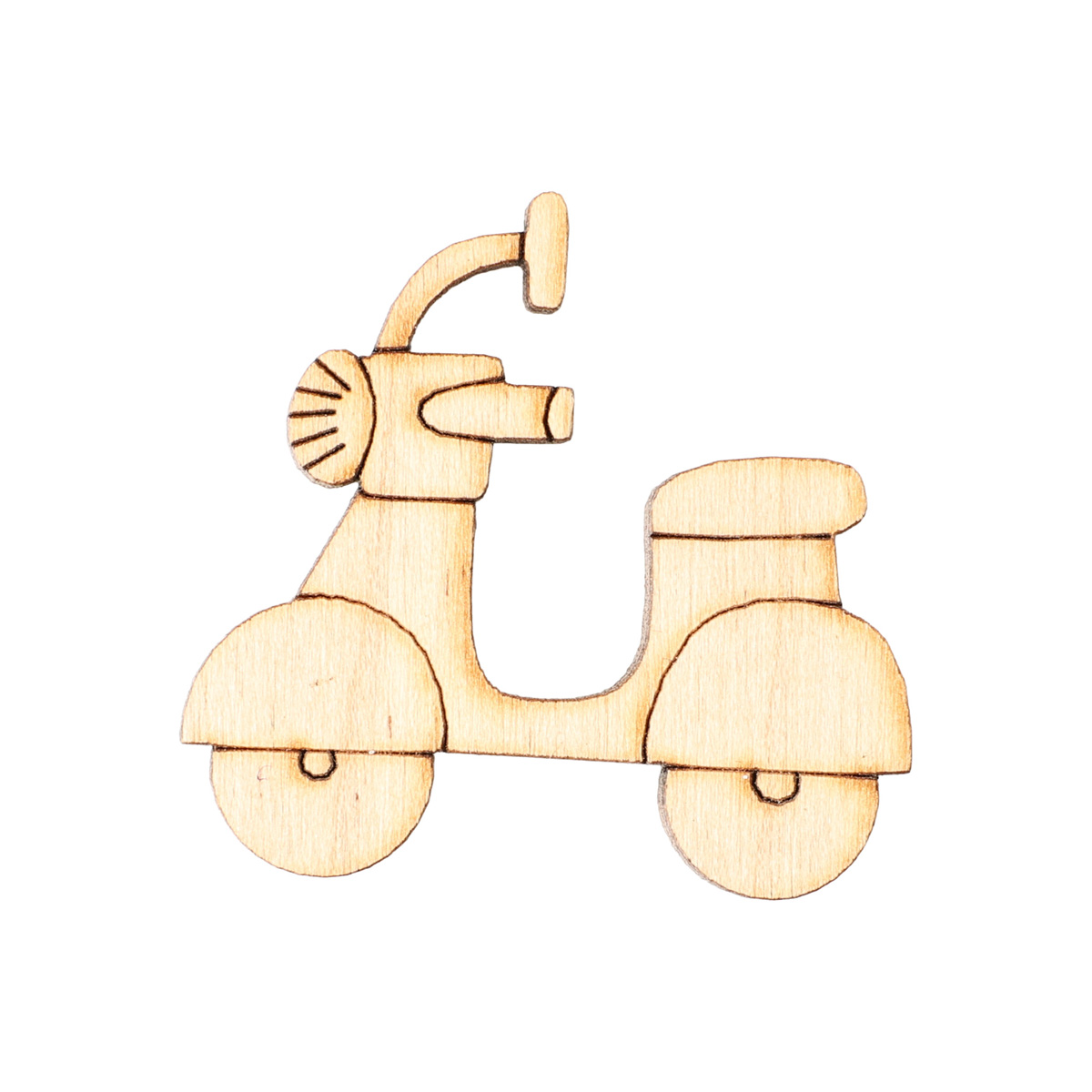 Заготівка дерев’яна "Транспорт міні - скутер", 35*35 мм, LK201
