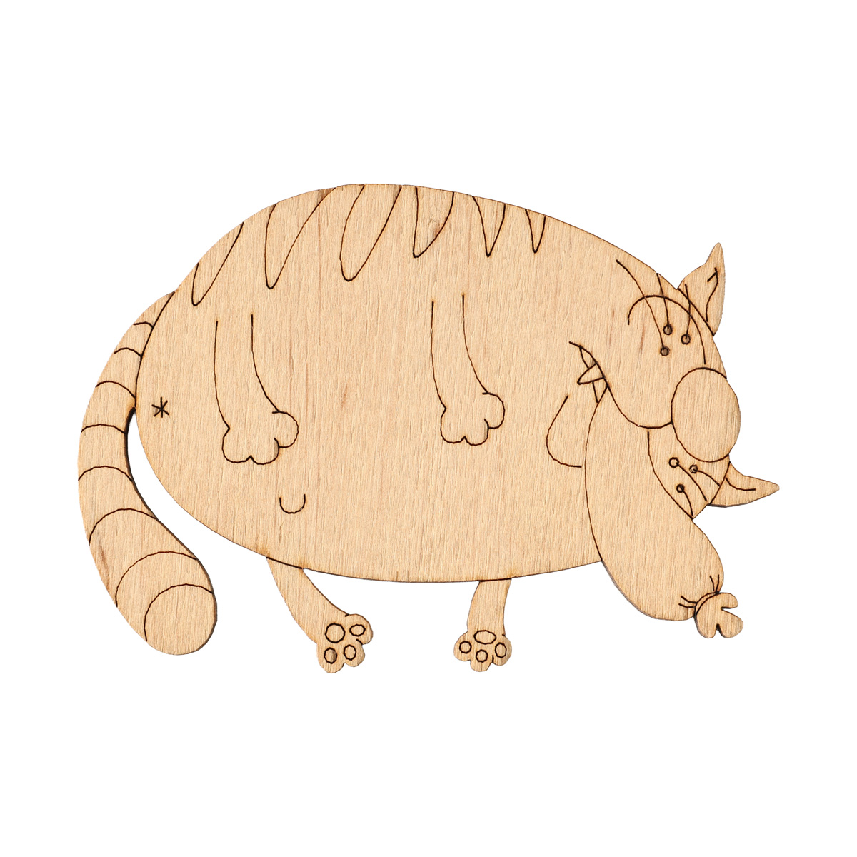 Заготівка дерев’яна "Нас і тут непогано годують", ZS023