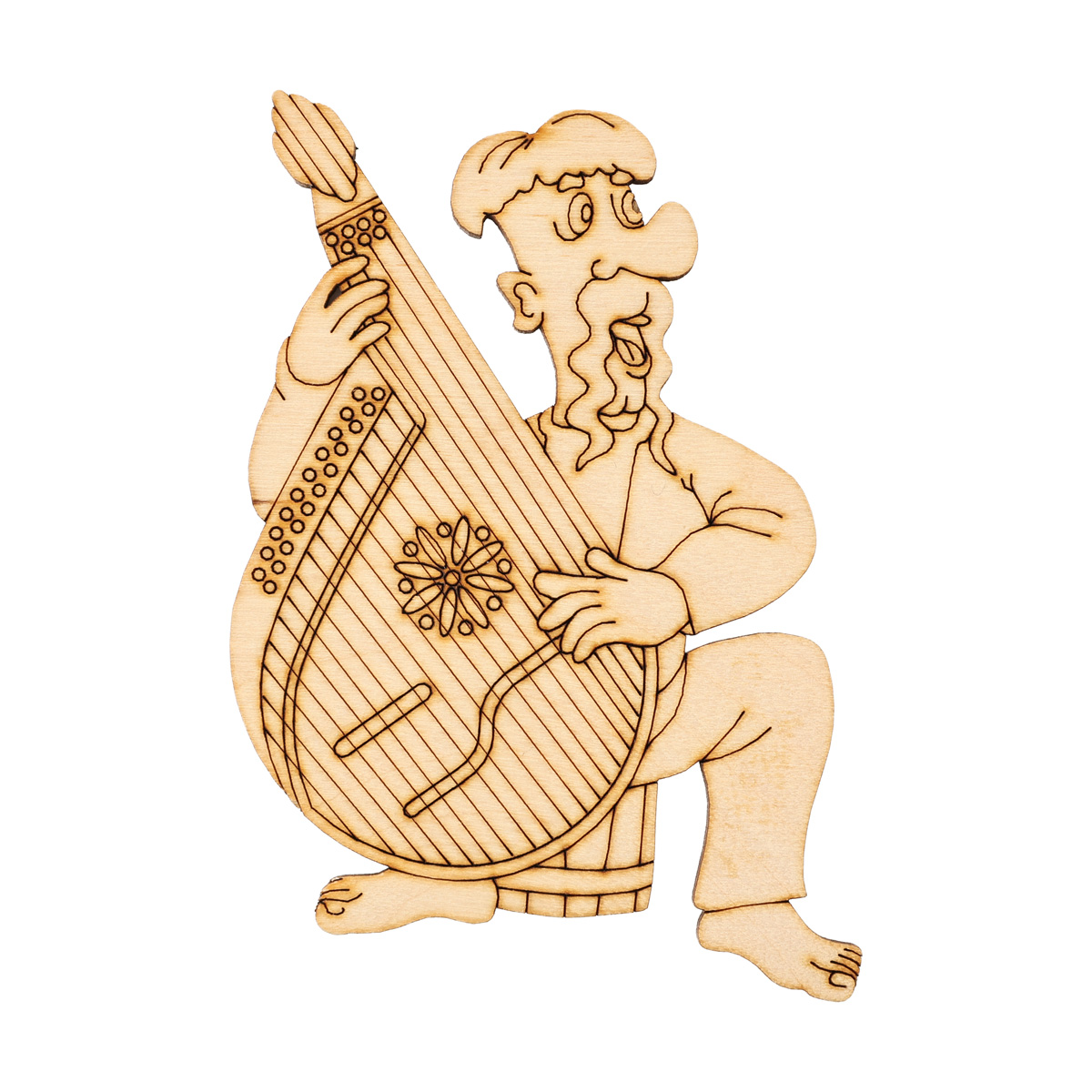 Заготівка дерев’яна "Музики 1" 75*95 мм, UA10-035