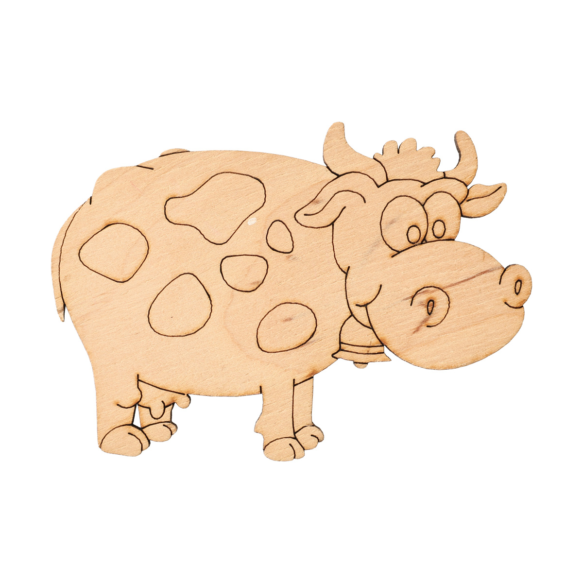 Заготівка дерев’яна "Корівка 1", 100*90 мм, LK10-031