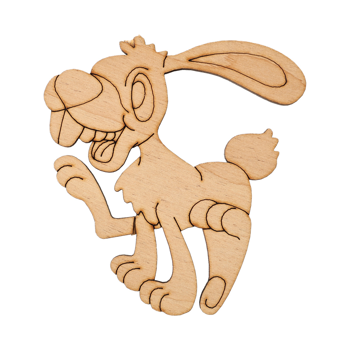 Заготівка дерев’яна "Заєць - побігаец", 93*86 мм, LK10-030