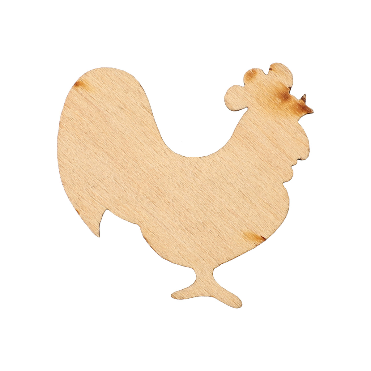 Заготівка дерев’яна "Петушок для декору-1 міні", 38*37 мм, LK102
